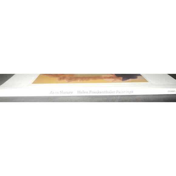 As in Nature Helen Frankenthaler Paintings paperback in conjunction w the Clark - Picture 3 of 11
